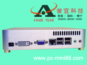 FAMEYEAR迷你主机 Pc-Mini-TN688型迷你电脑 微型主机 MiniPC 内存=2G 硬盘=160G -- 厂家直销